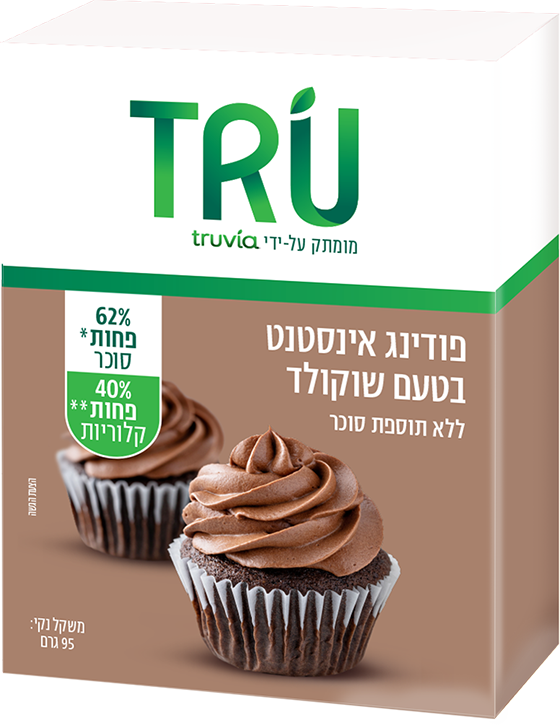 פודינג אינסטנט בטעם שוקולד 80 גרם